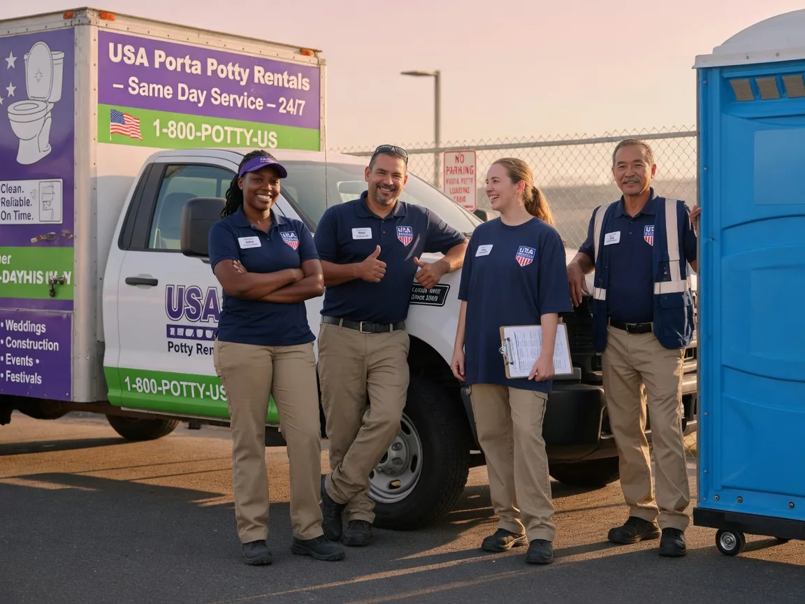 Porta Potty Rental company in Fleetwood, NC